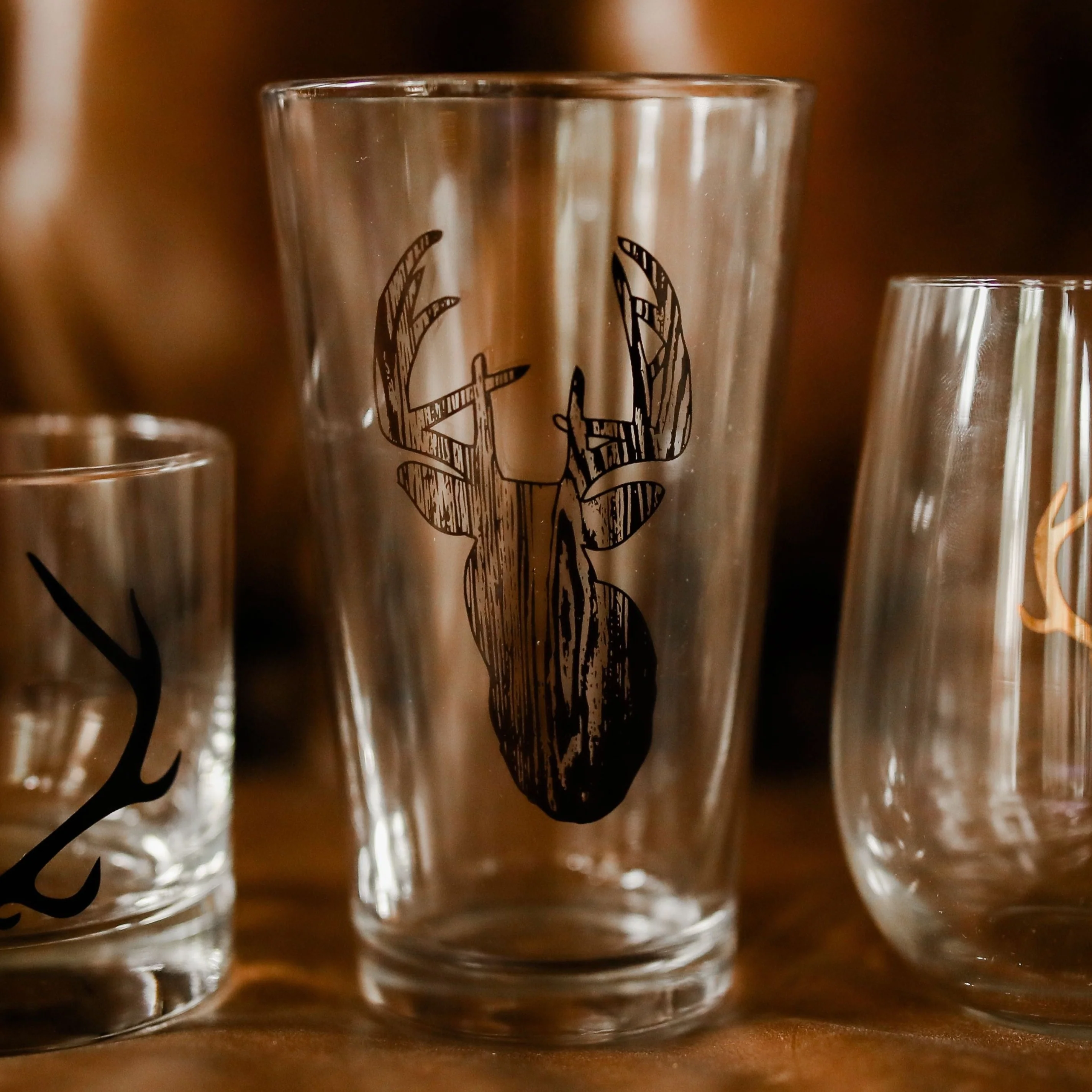 Antler Pint Glass - Image 4