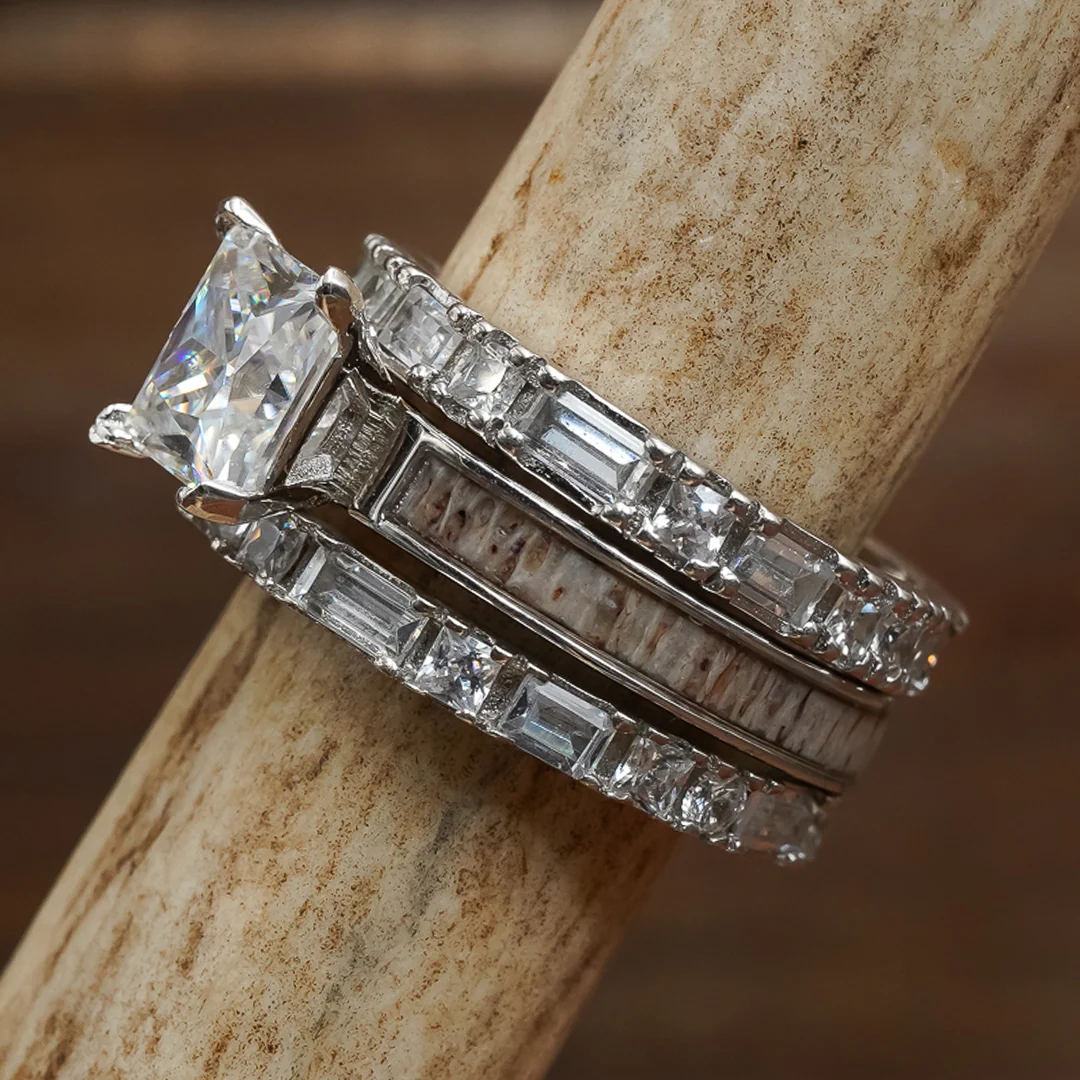 Lux Grand Kenai & Baguette Wedding Set - Image 4