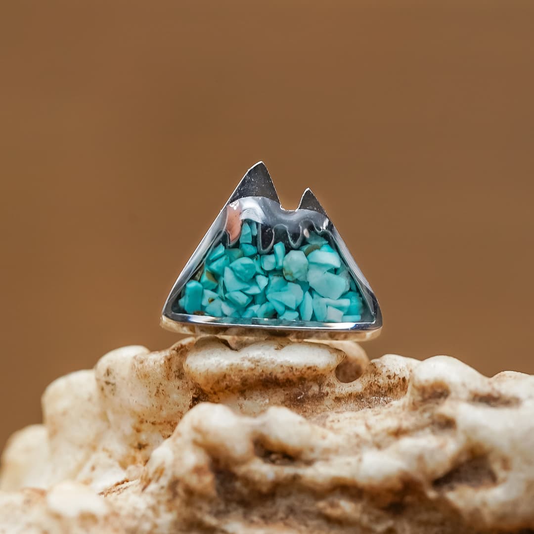 Turquoise Mountain Earrings - Image 3