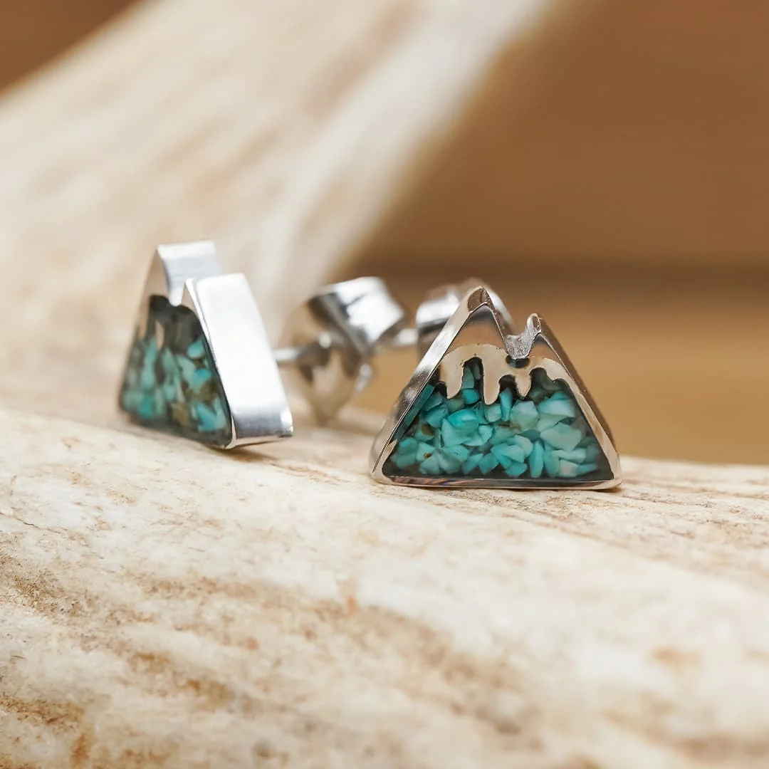 Turquoise Mountain Earrings - Image 4