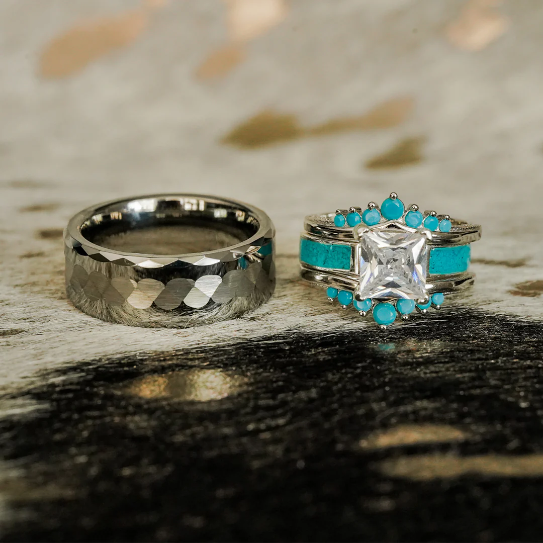 The Turquoise Wishbone Stacker Set - Image 7